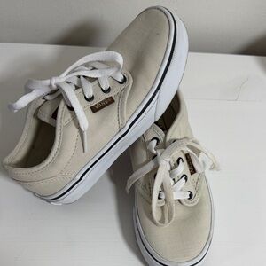 Vans Off-White Canvas Sneakers
